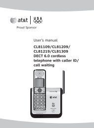 At&t 1080 telephone user manual transfer calls to cell phone